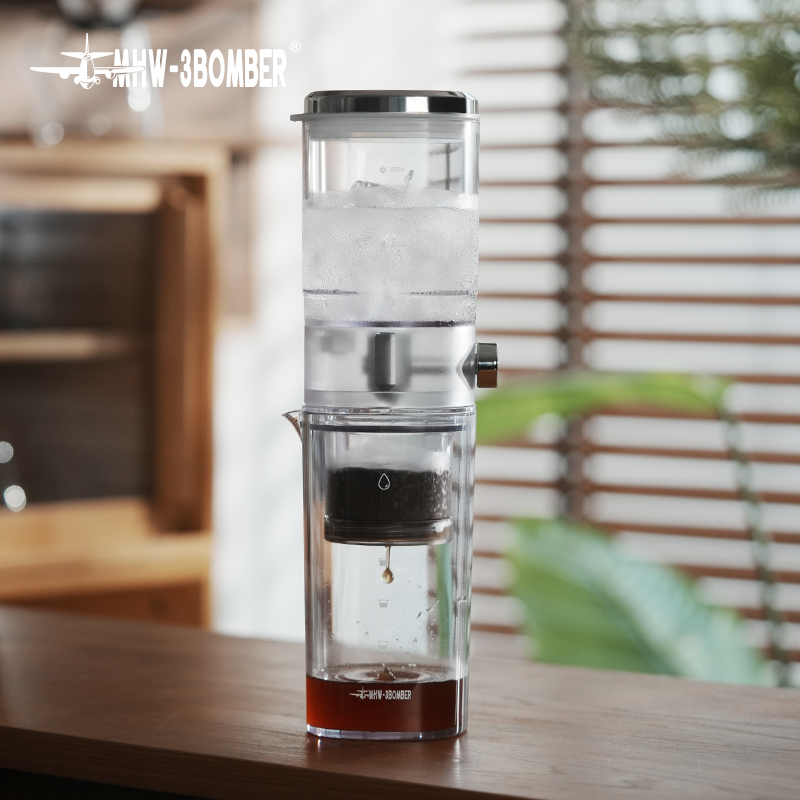 Camping Cooking Tin - MHW-3BOMBER Eiskaffeebereiter 400ml Kaltbrüher Tragbare Kaltbrüh-Kaffeekanne