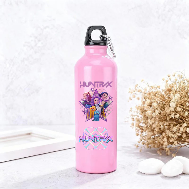 Camping Cooking Tin - Anime-Figur Aluminium-Wasserflasche Outdoor-Fahrrad-Sporttrinkflasche Auslaufsichere Wasserkanne für