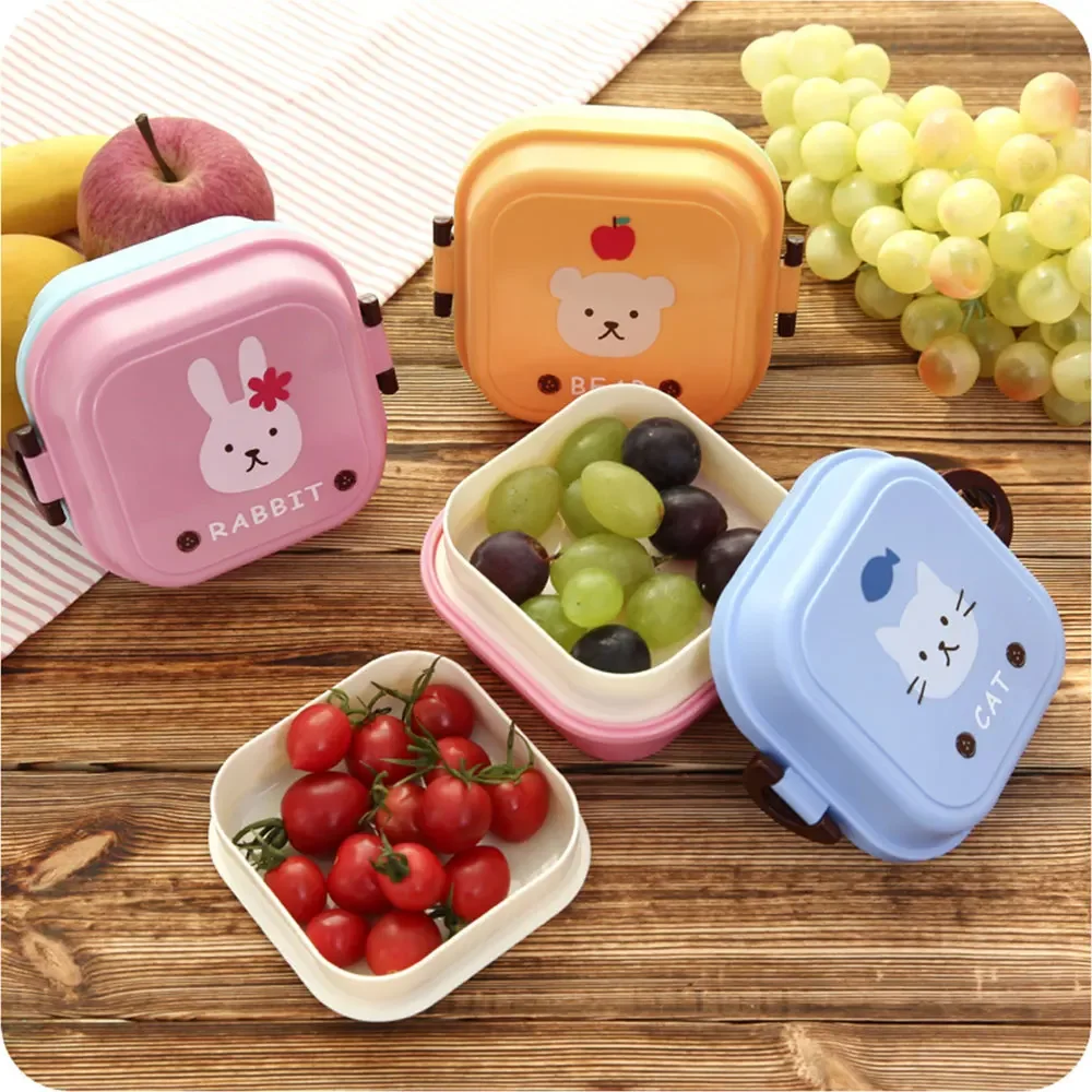 Camping Cooking Set - Kinder Mini Niedliche Cartoon Lebensmittel Aufbewahrungsbox