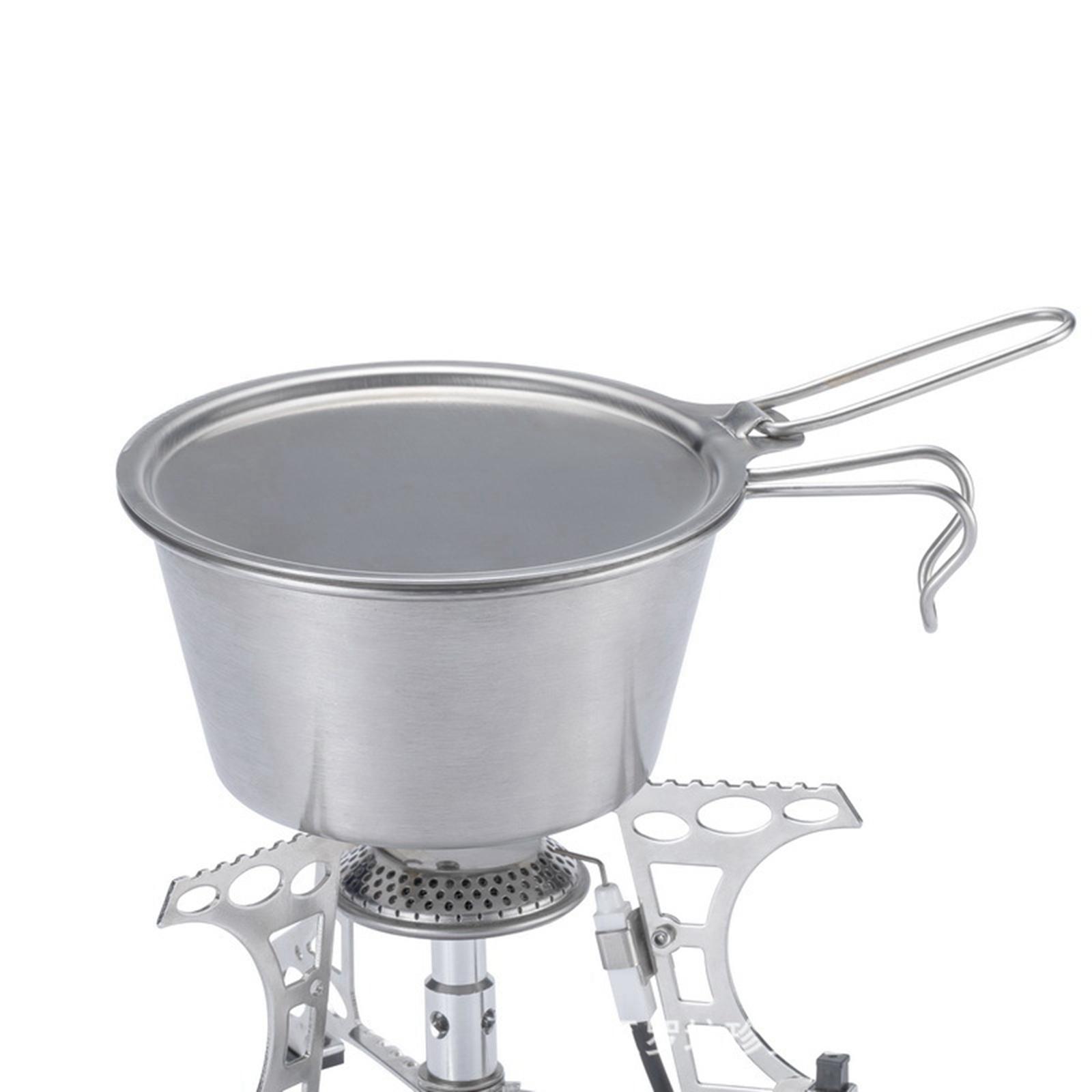 Camping Cooking Pot With Lid - Leichter Camping-Topfdeckel, Schüssel, Geschirr, Deckel für