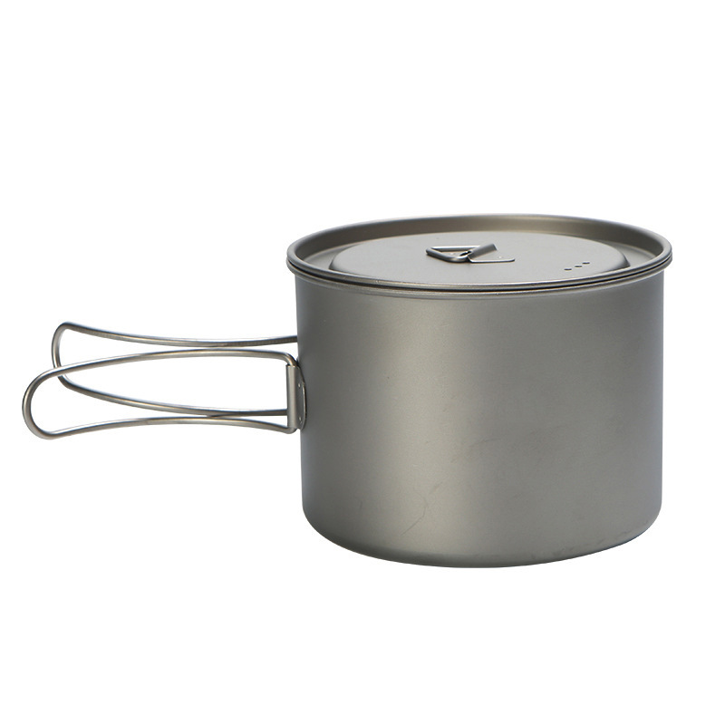 Camping Cooking Set - Outdoor Picknick Titan Kochtopf 750ml 900ml
