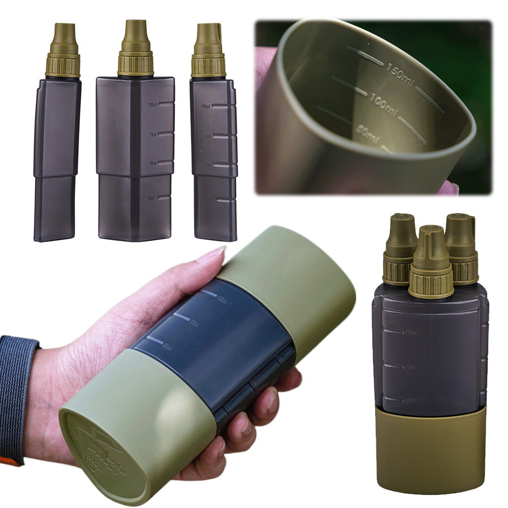 Camping Cooking Cylinder - 3-in-1 Outdoor Camping Gewürzspender Flasche BBQ
