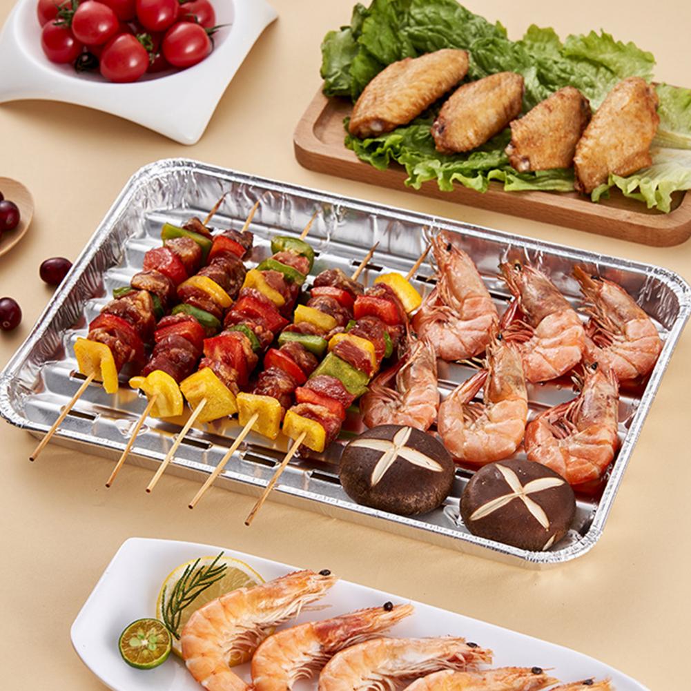 Aluminum Foil Heavy Duty - Backblech aus Aluminiumfolie, Premium-Aluminiumfolienpfannen mit gerippter