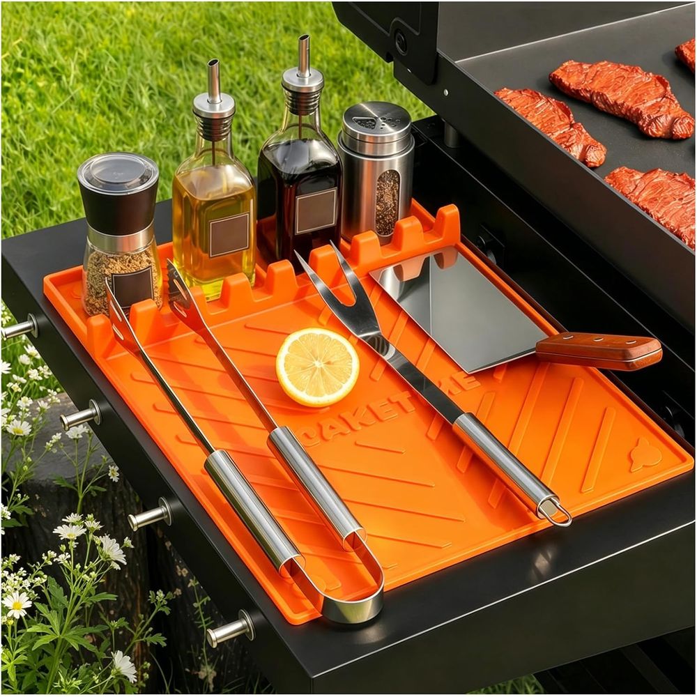 Camping Cooking Accessories - Silikon-Grillmatten oder Grillzubehör Kochutensilien für Küche