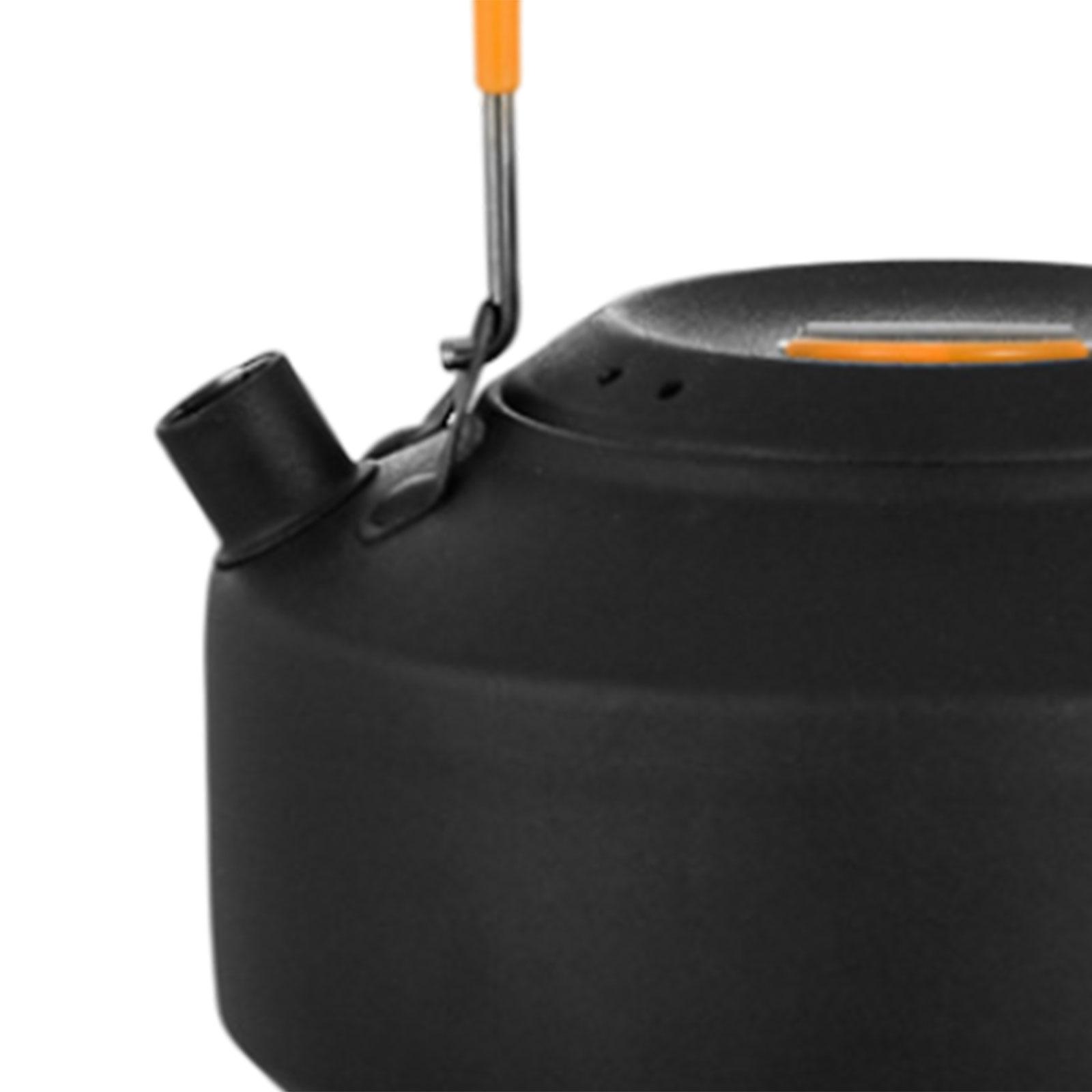 Camping Cooking Pot With Lid - Tragbarer Camping-Wasserkocher, Kaffeekanne mit Griffen und