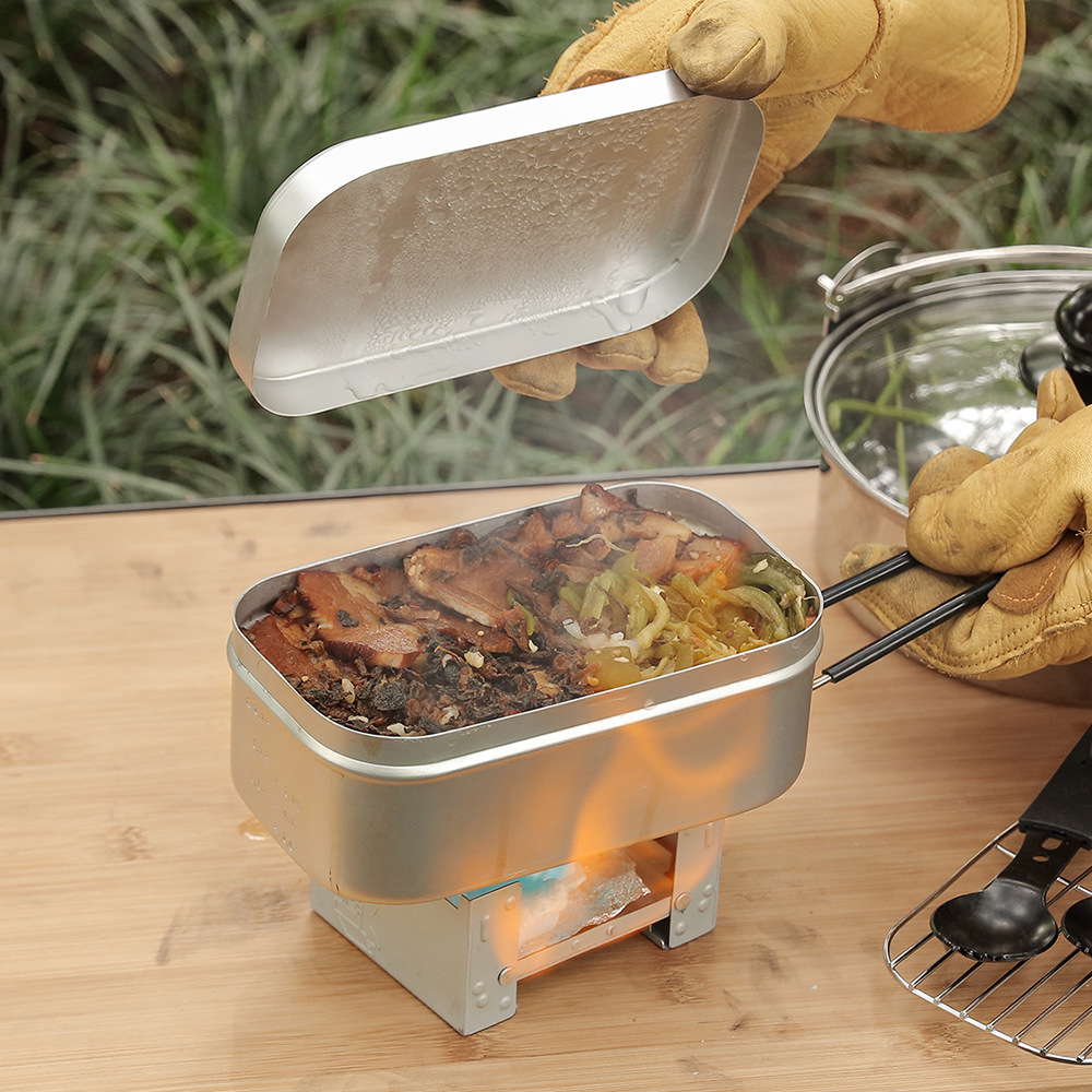 Camping Cooking Mess Kit - Mess Kit aus Aluminium für den