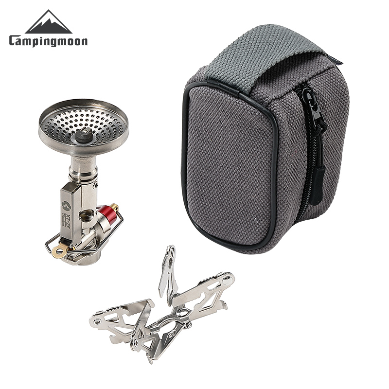 Camping Cooking No Gas - CAMPINGMOON XT-2F Xuanfeng Titan-Raketenherd Tragbarer Mini-Camping-Gasbrenner