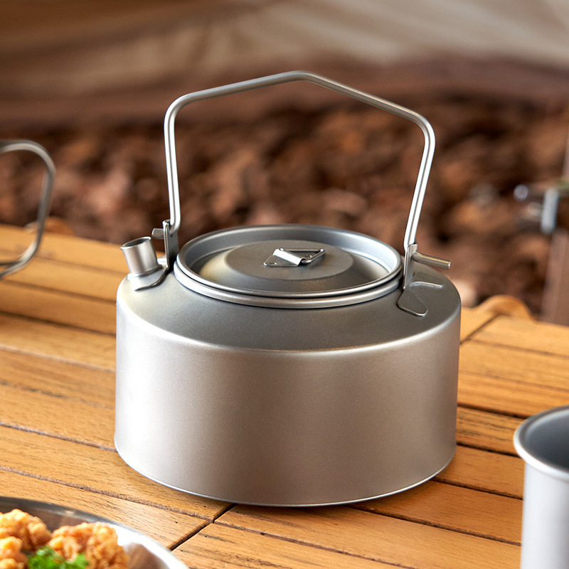 Camping Cooking Set - Camping Wasser Kochen Wasserkocher Titan Wasserkocher