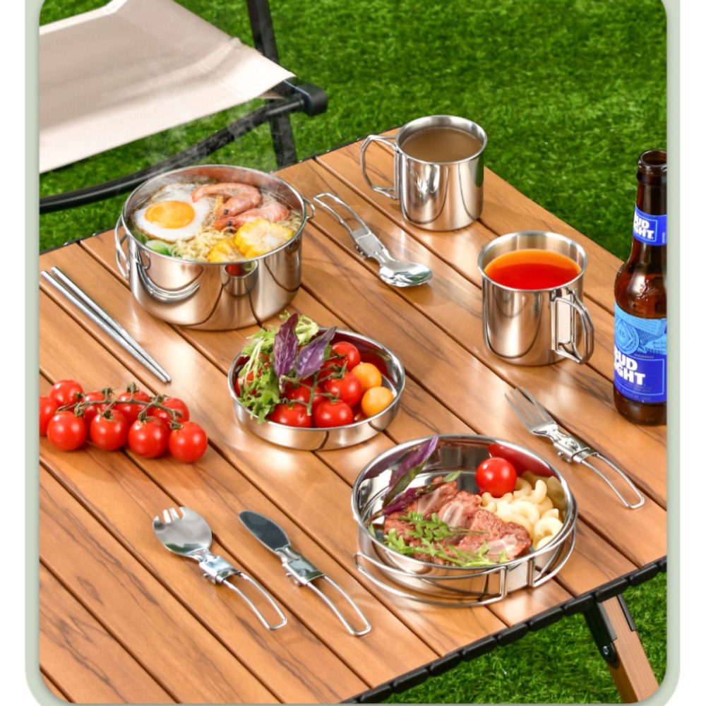 12-teiliges Adventure Camp Koc – Camping Cooking Pots And Pans Set Bewertung und Preis