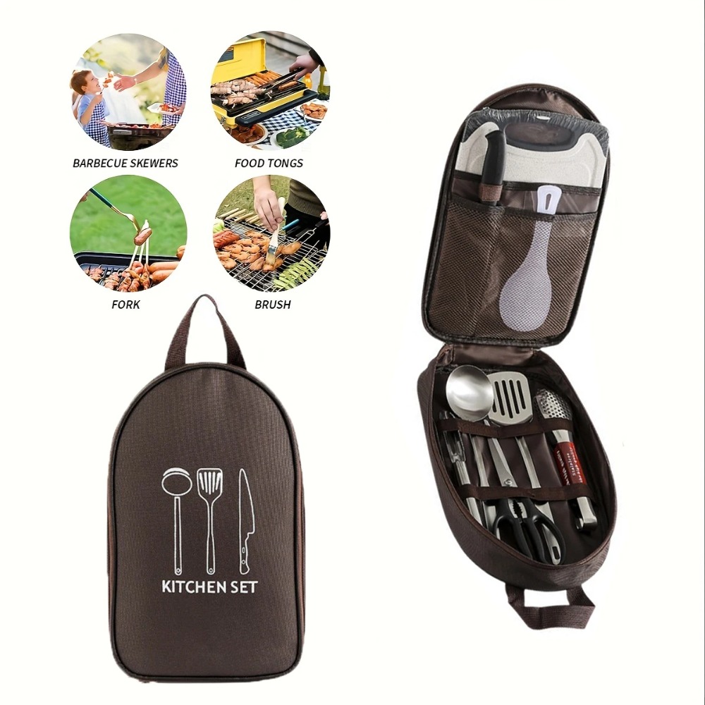 Tragbare Outdoor-Kochtasche, C – Camping Cooking Organizer Bewertung und Preis