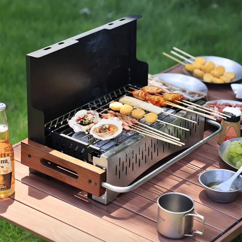 Leichter Klappbarer Holzkohleg – Camping Cooking Requirements Bewertung und Preis