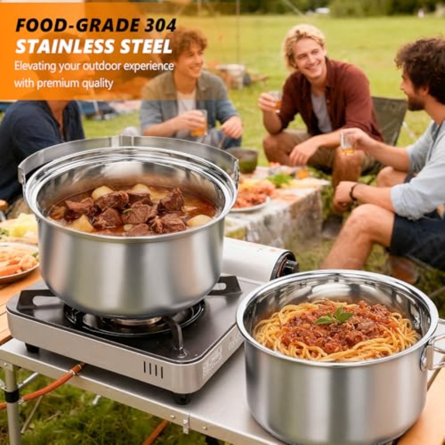Camping-Kochgeschirr-Set, Leic – Camping Cooking Mess Kit Bewertung und Preis