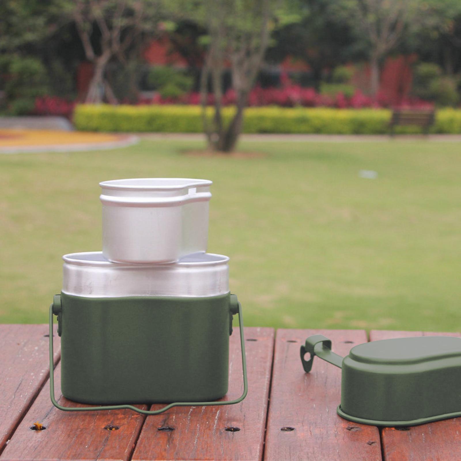 3-teiliges Set Lunchbox, Alumi – Camping Cooking Mess Kit Bewertung und Preis