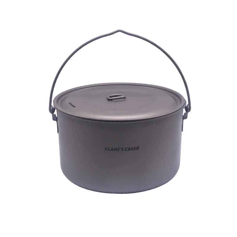 FLAME'S CREED 1100 ml 1950 ml  – Camping Cooking Pots And Pans Set Bewertung und Preis