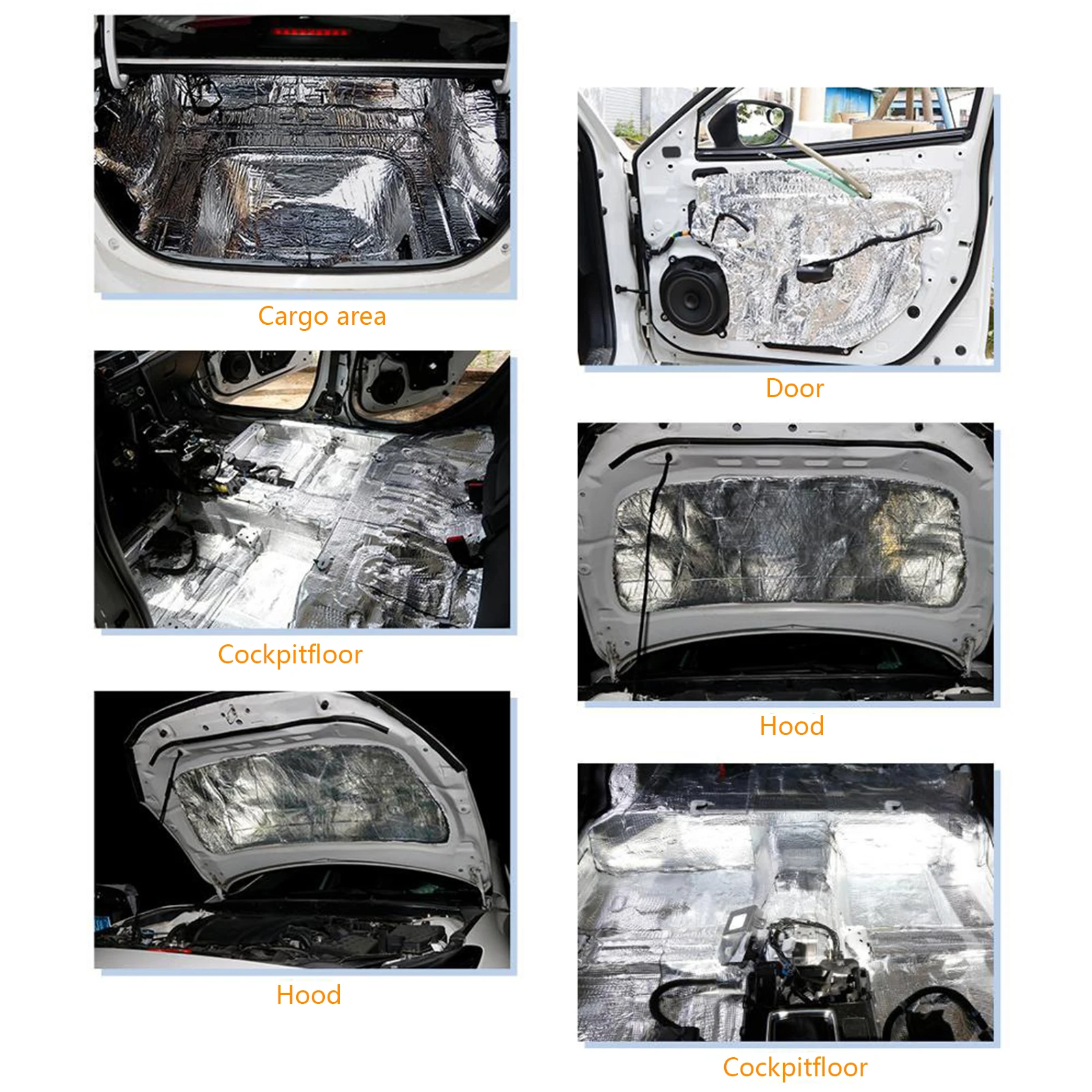 5/10mm Auto-Schalldämmungsmatt – Aluminum Foil Heavy Duty Bewertung und Preis
