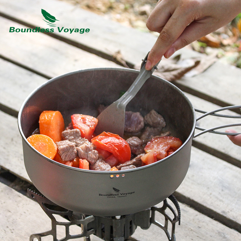 Boundless Voyage Titan-Dampfga – Camping Cooking Pots And Pans Set Bewertung und Preis