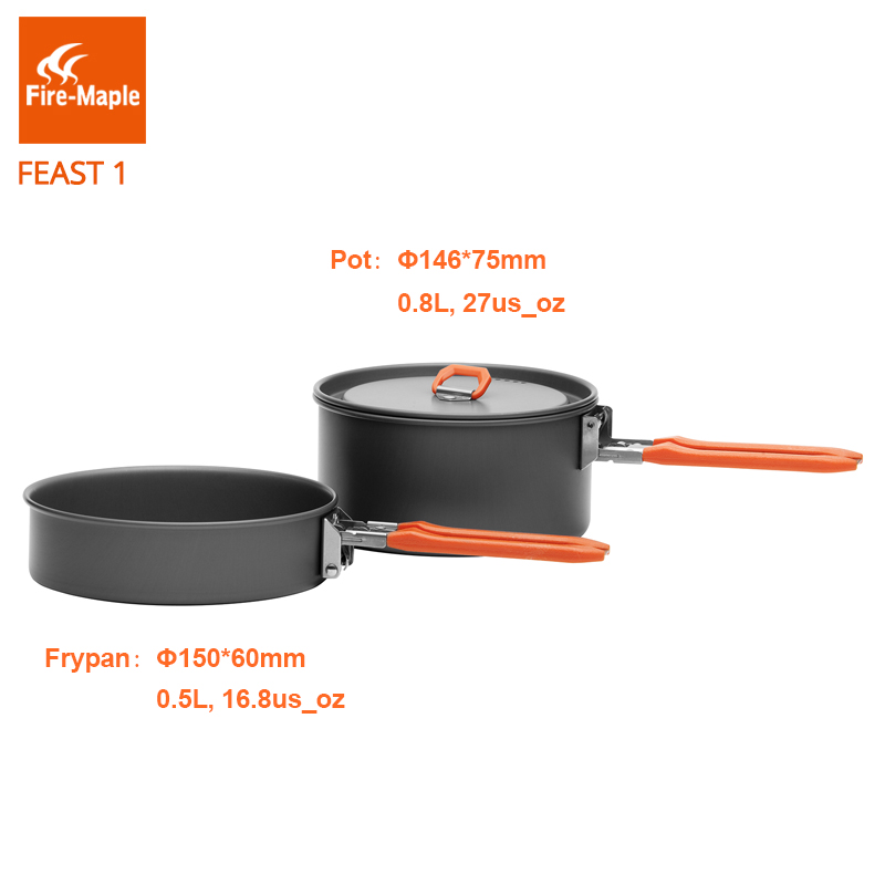 Feuer Maple Fest 1 Outdoor Cam – Camping Cooking Pots And Pans Set Bewertung und Preis