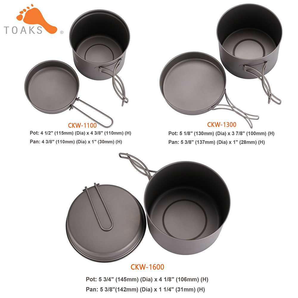 TOAKS Kochgeschirr Set Ultrale – Camping Cooking Tin Bewertung und Preis