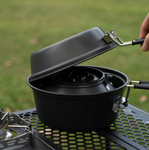 Leichtes Camping-Kochgeschirr- – Camping Cooking Pots And Pans Set Bewertung und Preis