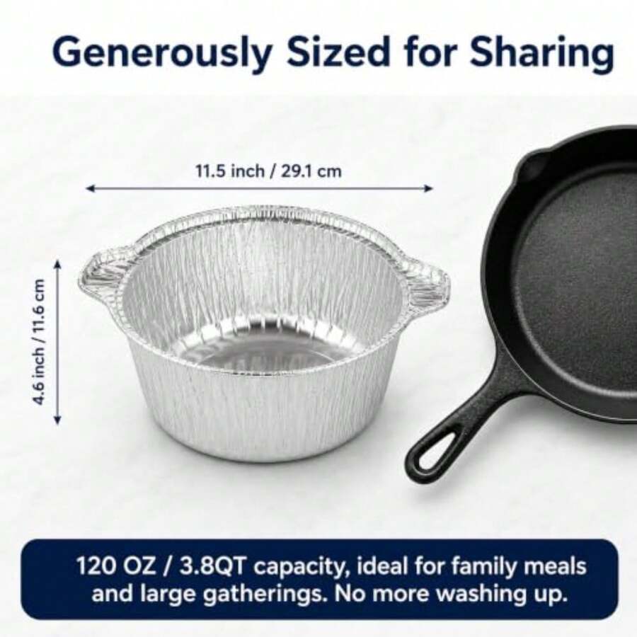 12er-Pack Einweg-Topf mit Deck – Camping Cooking Pot With Lid Bewertung und Preis