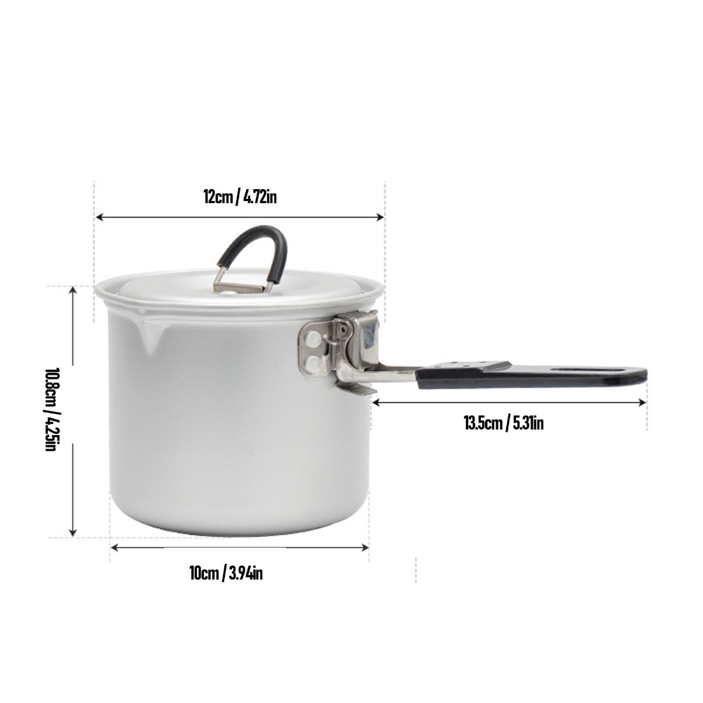 Camping-Kochtopf, 770ml Tragba – Camping Cooking Pot With Lid Bewertung und Preis