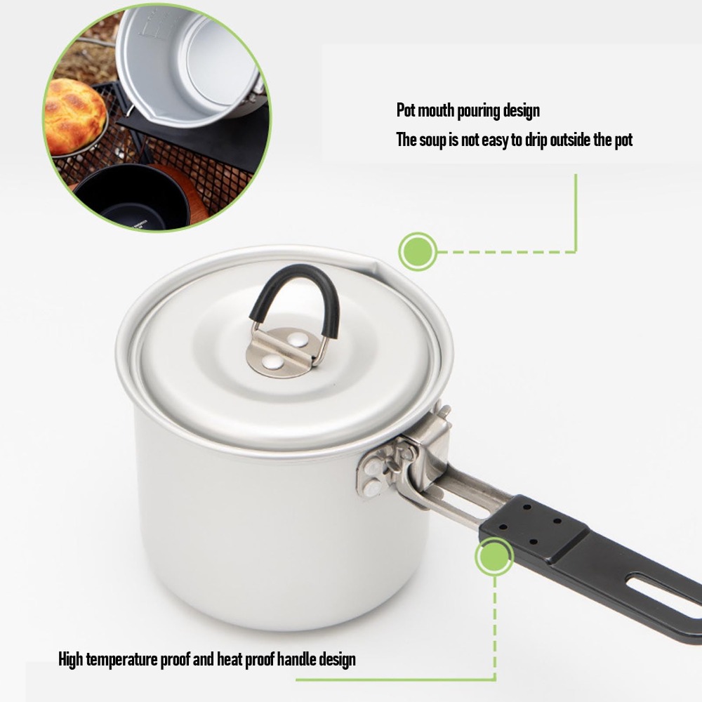 Camping-Kochtopf, 770ml Tragba – Camping Cooking Pot With Lid Bewertung und Preis