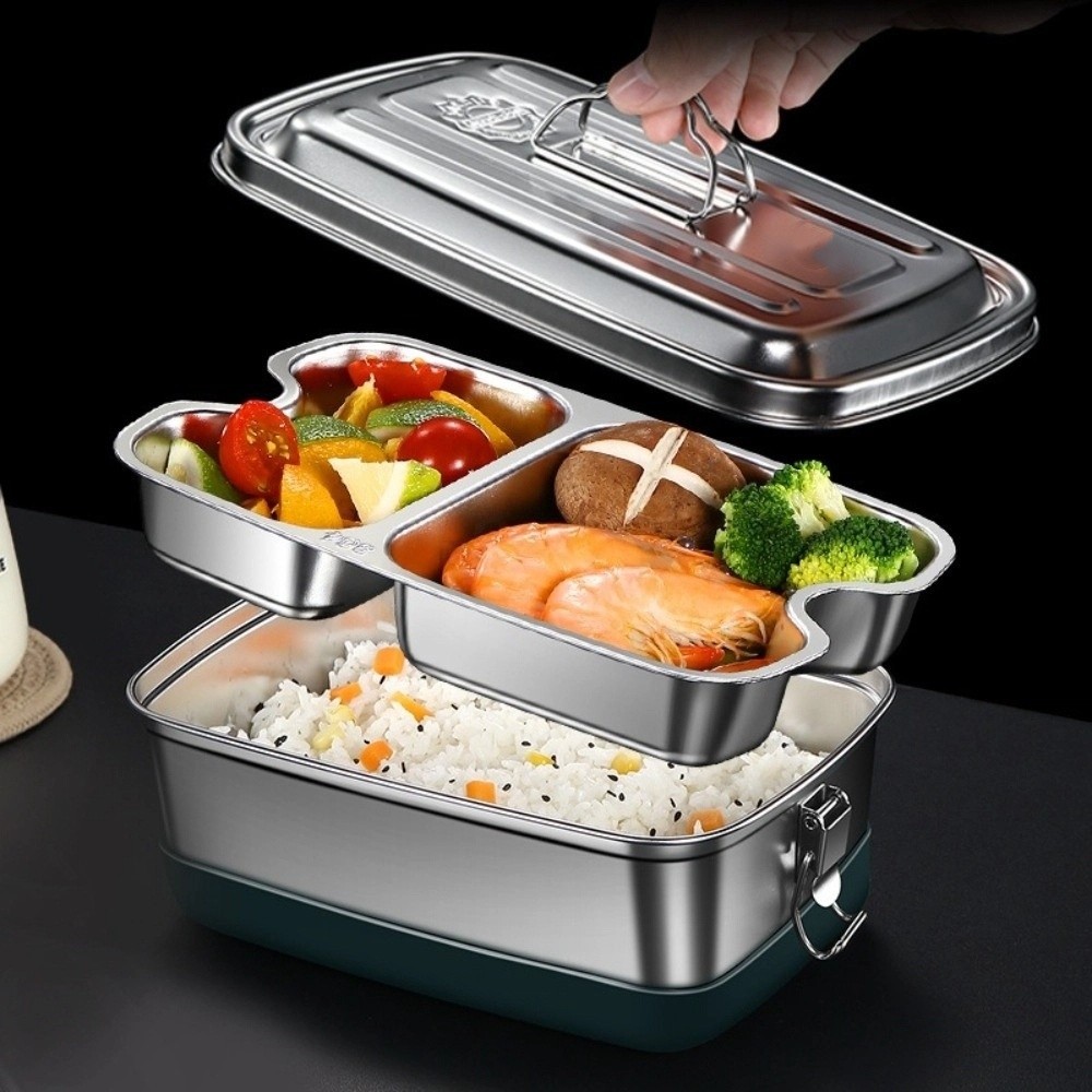 Doppelschichtige Lunchbox aus  – Camping Cooking Appliances Bewertung und Preis
