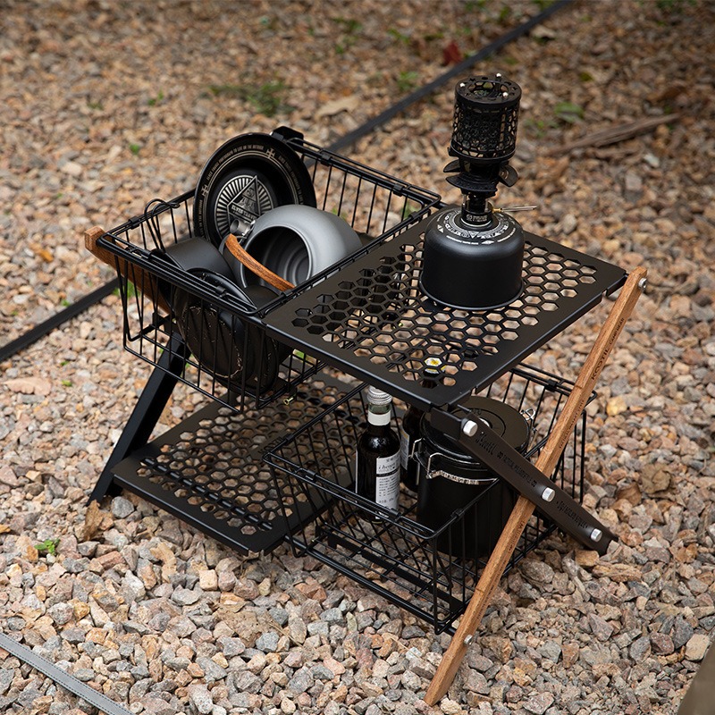 Tragbare Klappbare Campingtisc – Camping Cooking Organizer Bewertung und Preis