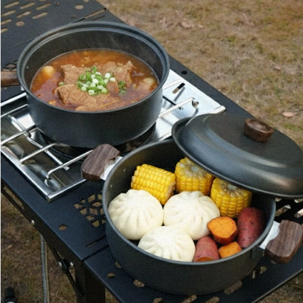 3L Camping Kochtopf Set Alumin – Camping Cooking Pot With Lid Bewertung und Preis
