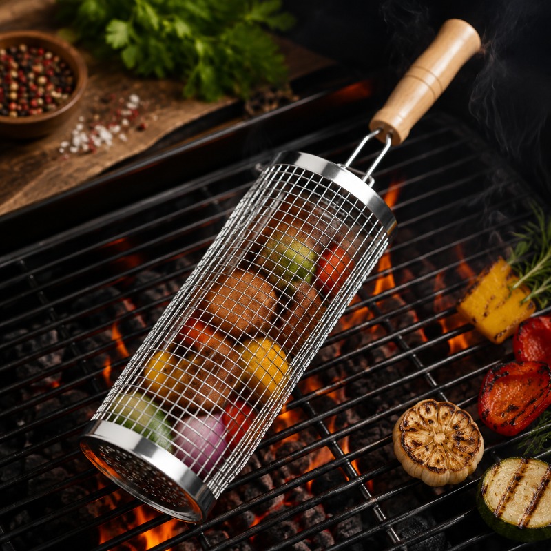 Runder Grillkorb-Set aus Edels – Camping Cooking Grill Bewertung und Preis