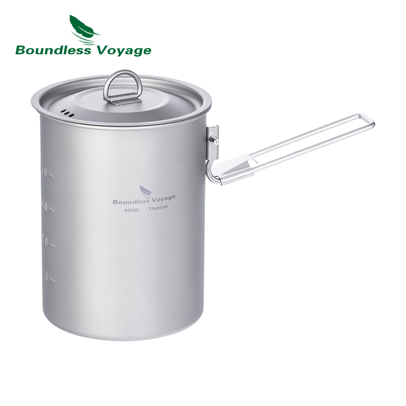 Boundless Voyage 900 ml Titan- – Camping Cooking Pot With Lid Bewertung und Preis