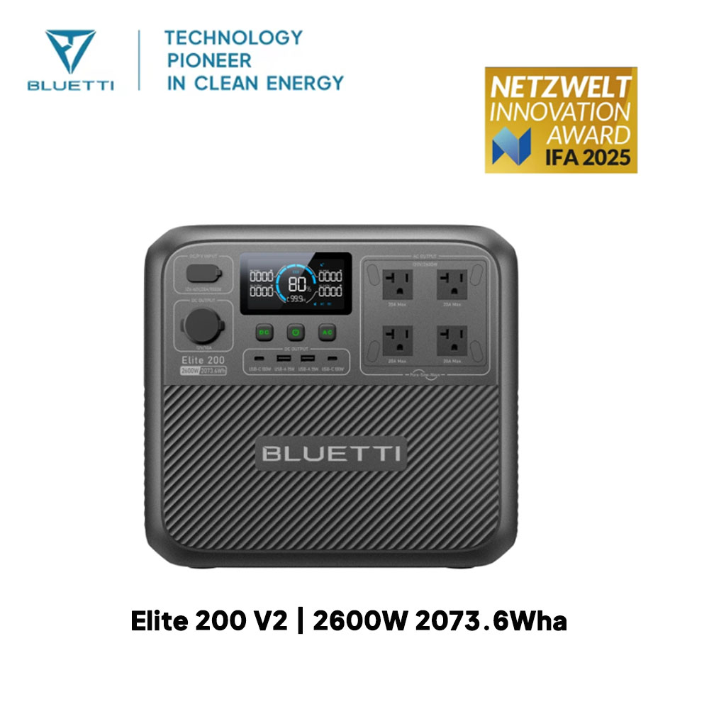 【Renew】BLUETTI Elite 200 V2 Tr – Camping Cooking Appliances Bewertung und Preis
