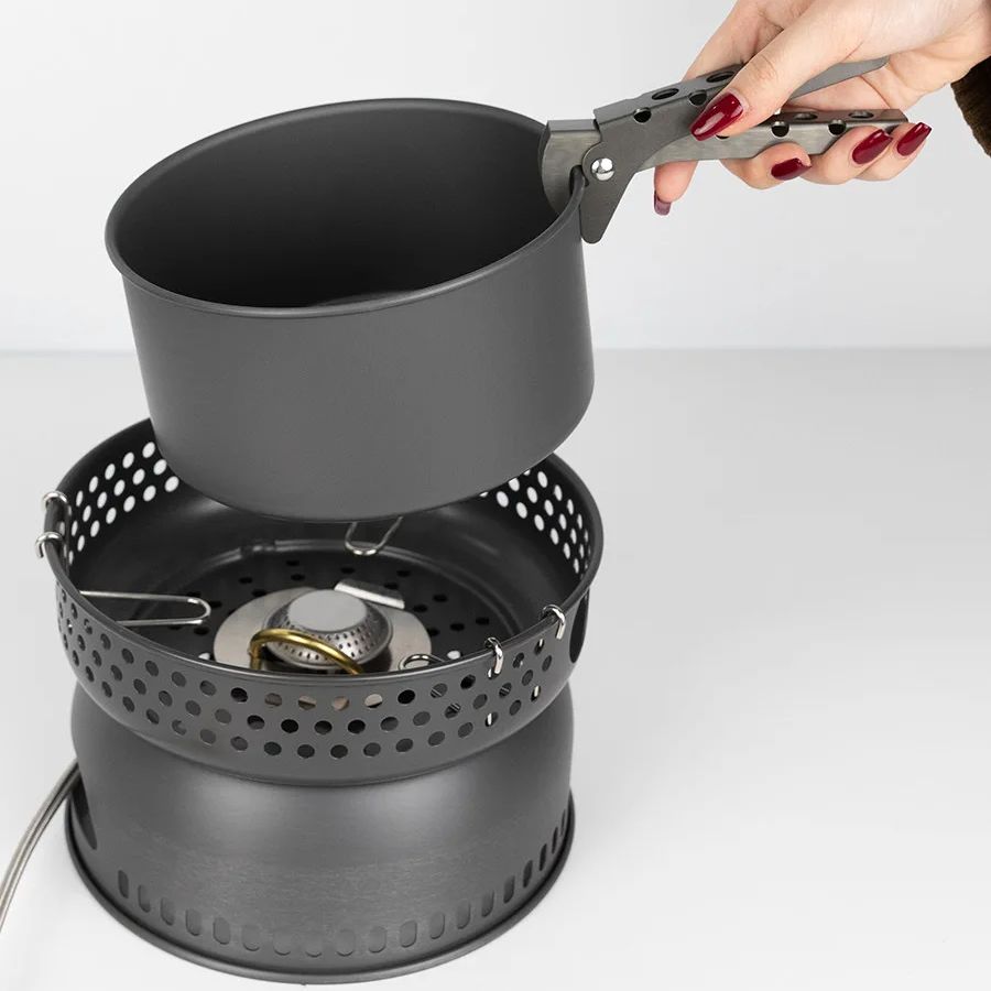 Camping Legierung Kochtopf Bra – Camping Cooking Pots And Pans Set Bewertung und Preis