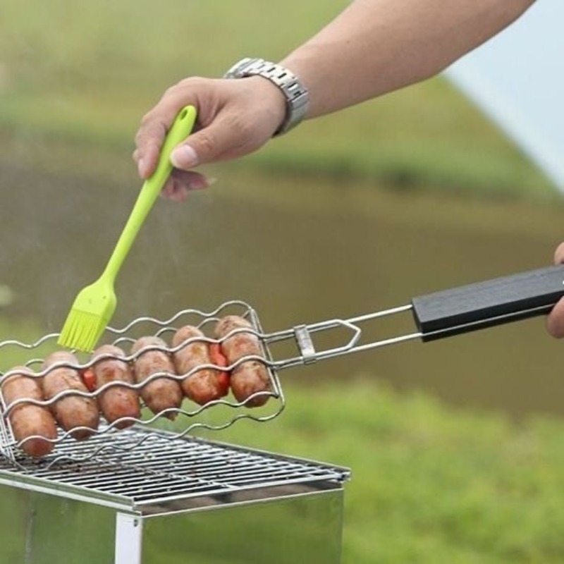 Tragbarer Camping-BBQ-Grill, k – Camping Cooking Grill Bewertung und Preis