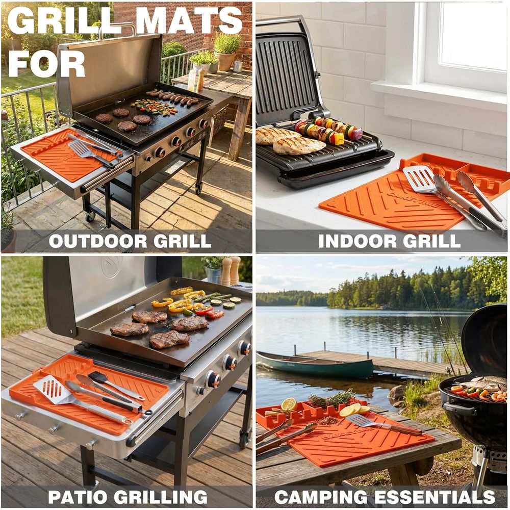 Silikon-Grillmatten oder Grill – Camping Cooking Accessories Bewertung und Preis