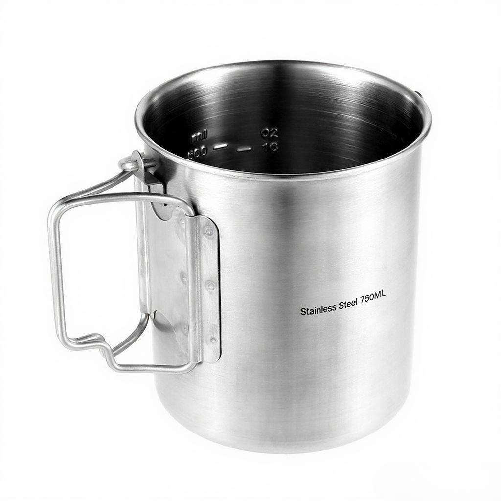 750ml Edelstahl-Topf Tragbarer – Camping Cooking Pot With Lid Bewertung und Preis