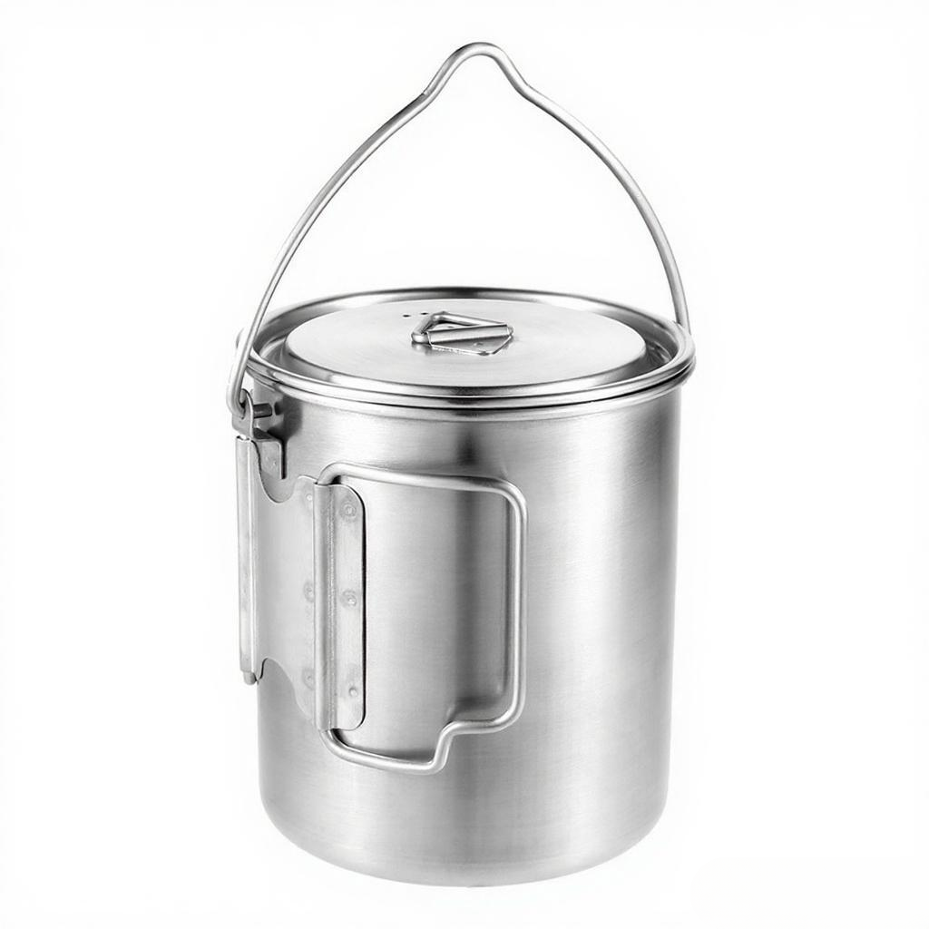 750ml Edelstahl-Topf Tragbarer – Camping Cooking Pot With Lid Bewertung und Preis