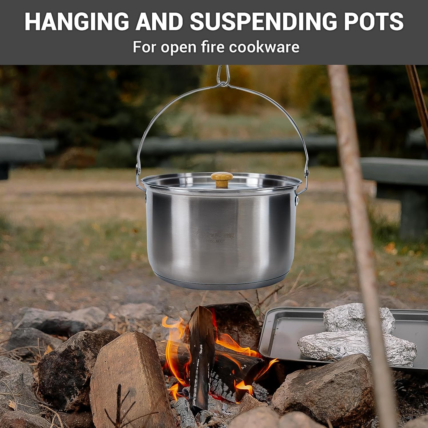 304 Edelstahl Camping-Kochgesc – Camping Cooking Pots And Pans Set Bewertung und Preis