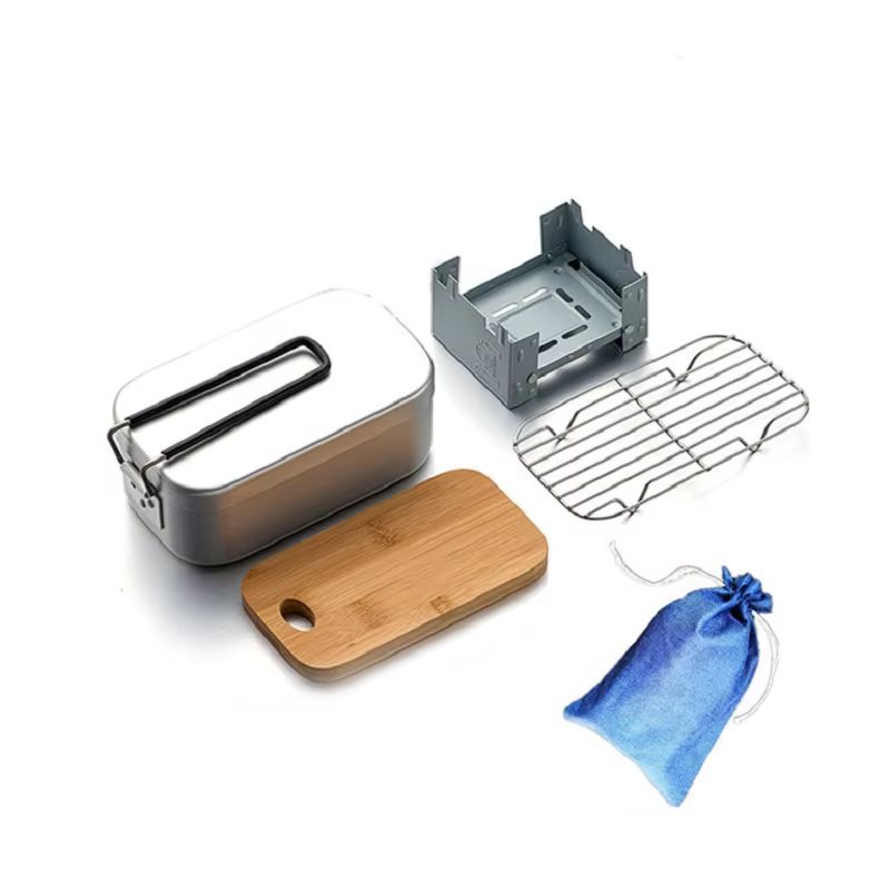 Mess Kit aus Aluminium für den – Camping Cooking Mess Kit Bewertung und Preis