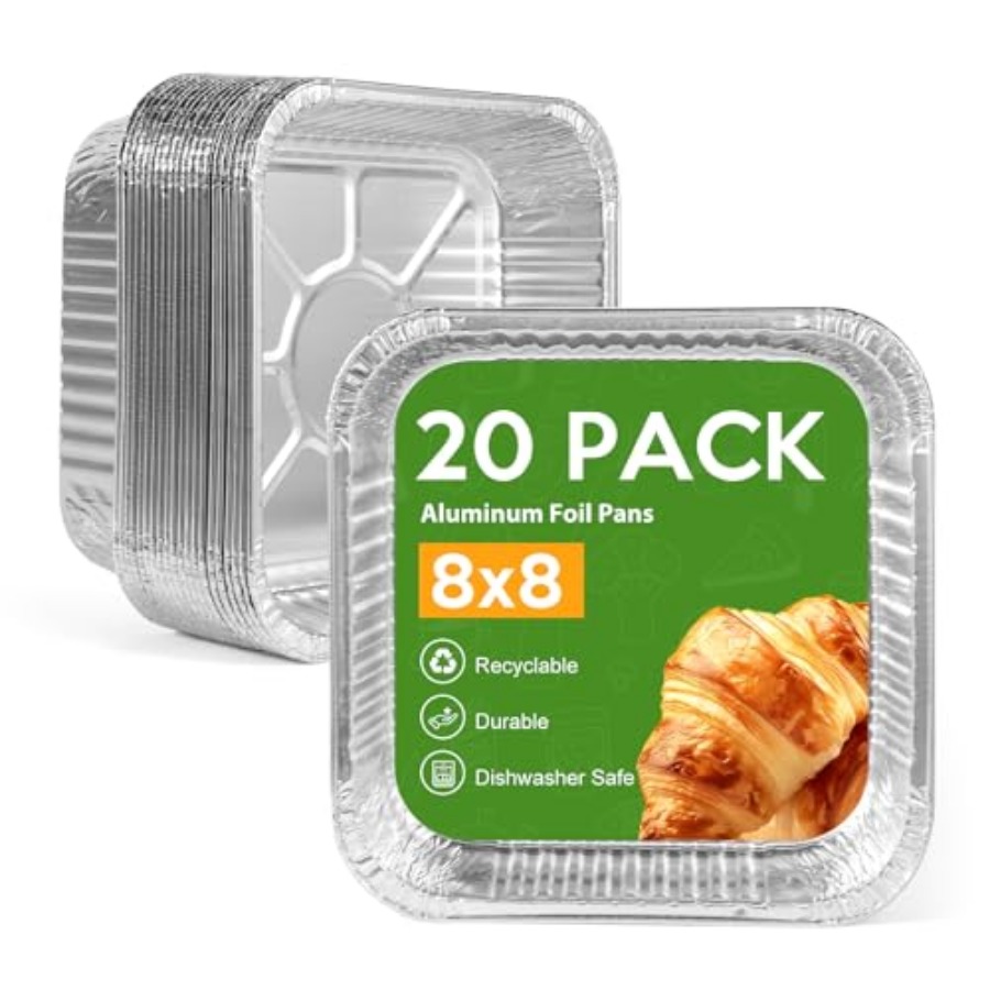 8x8 Zoll Aluminiumfolienpfanne – Aluminum Foil Heavy Duty Bewertung und Preis